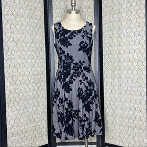 Crescent Leanne Textured Floral Knit Dress